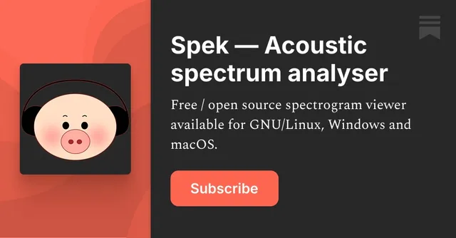 Spek website preview